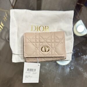 Dior Caro Medium Wallet - Rose